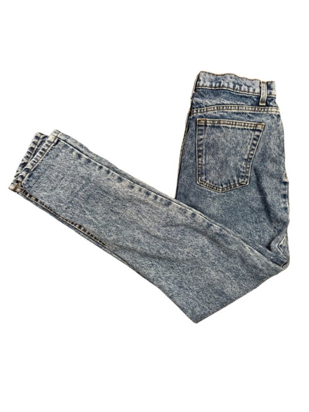American Apparel High Waist Jeans Womens 30 Acid Stone Wash Denim Vintage